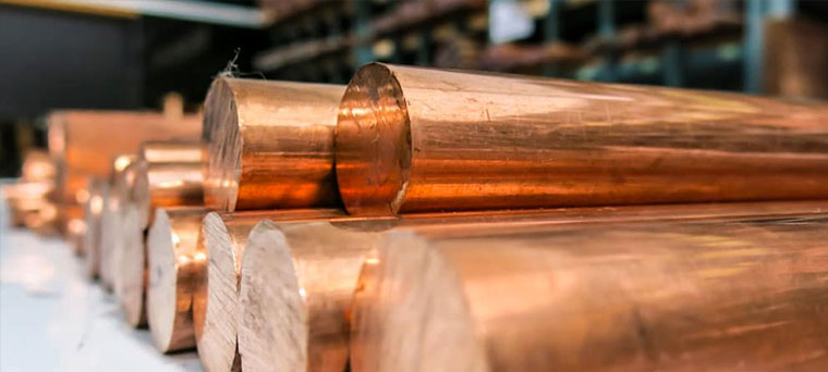 Copper Round Bars Stockist